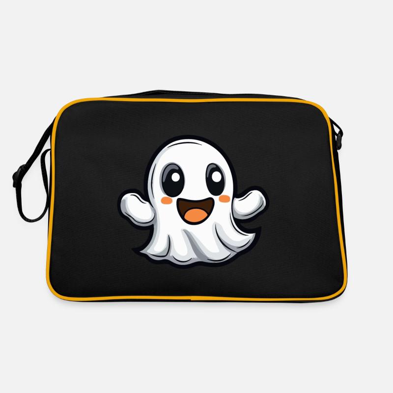 Geist Halloween Niedlich Comic Retro Tasche