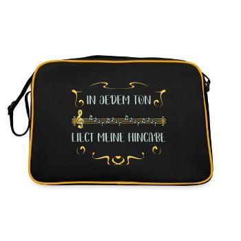 Piano Pianist In Every Note Devotion Piano - Retro Bag - black/gold - Back