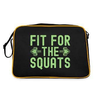 Fanatiques de fitness en forme pour les squats Calisthenics - Sac Retro - noir/or - Dos