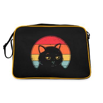 Meilleure chemise de chat jamais en détresse chat suspect - Sac Retro - noir/or - Dos