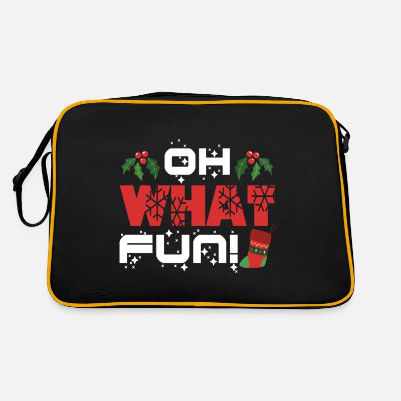 Christmas Oh What Fun Retro Bag