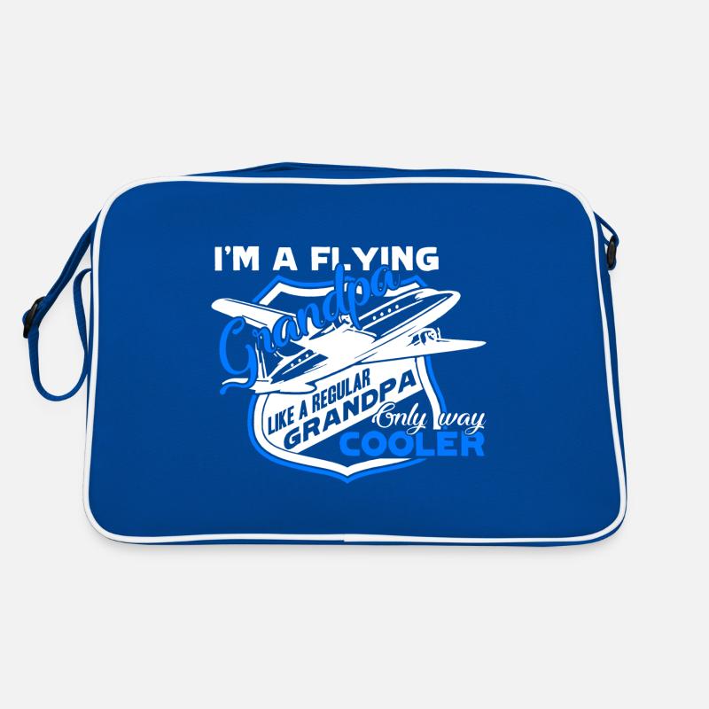 Pilot I am A Flying Grandpa Retro Bag