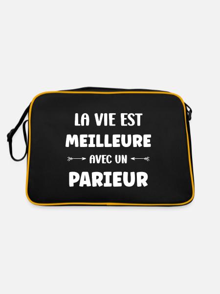 parieur - Sac Retro - noir/or - Dos