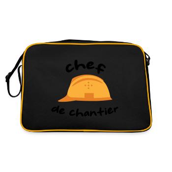 Site Manager - Retro Bag - black/gold - Back