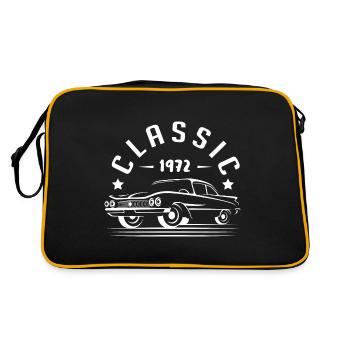 Gift idea - CLASSIC 1972. - Retro Bag - black/gold - Back