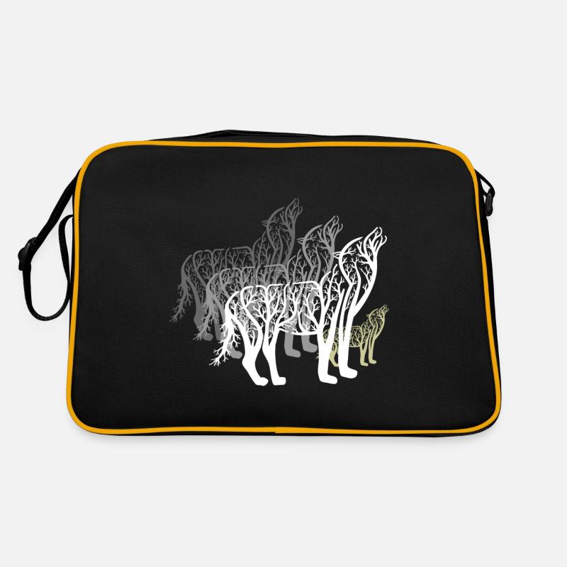 Wolfmond Ruder Wolf Mond Retro Tasche