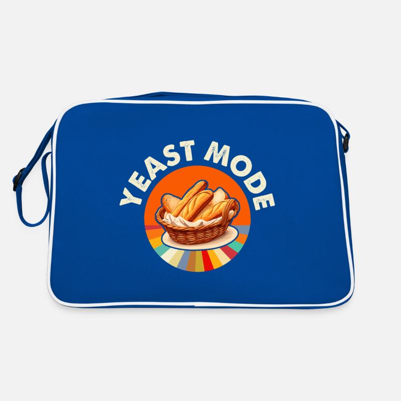Yeast Mode Lustige Brot Illustration Retro Tasche