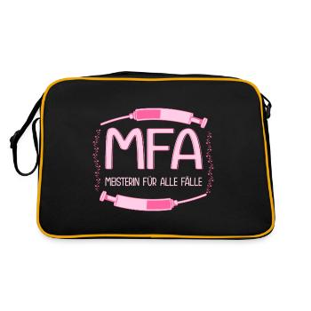 MFA Master Medical Assistant - Retro Bag - black/gold - Back
