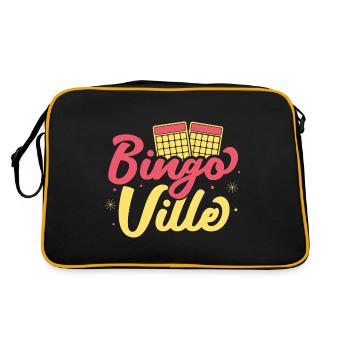 Bingo Game Ville Bingo - Retro Bag - black/gold - Back