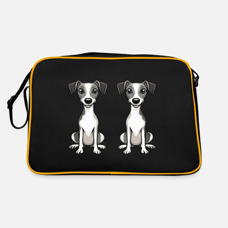 Whippet Hund Comic Retro Tasche