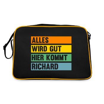 Richard - Sac Retro - noir/or - Dos