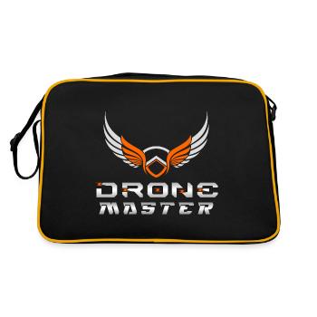 Drone Drones Drone Flight Drone Pilot - Sac Retro - noir/or - Dos