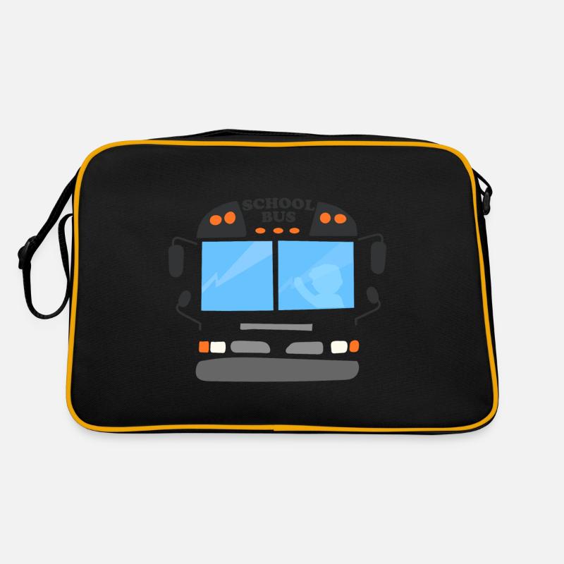 School Bus Costume Cool Back to School Vehicle Retro Bag