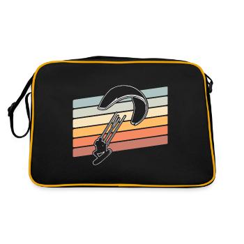Kitesurfeur Kiteboard Kitesurf Kitesurf - Sac Retro - noir/or - Dos