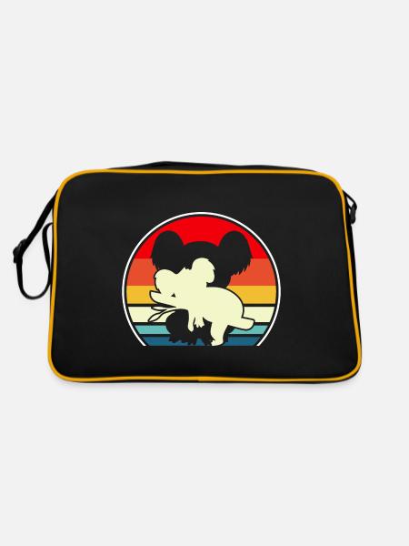 Koala - Retro Tasche - Schwarz/Gold