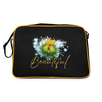 Fleur Beautiful Junon - Sac Retro - noir/or - Dos