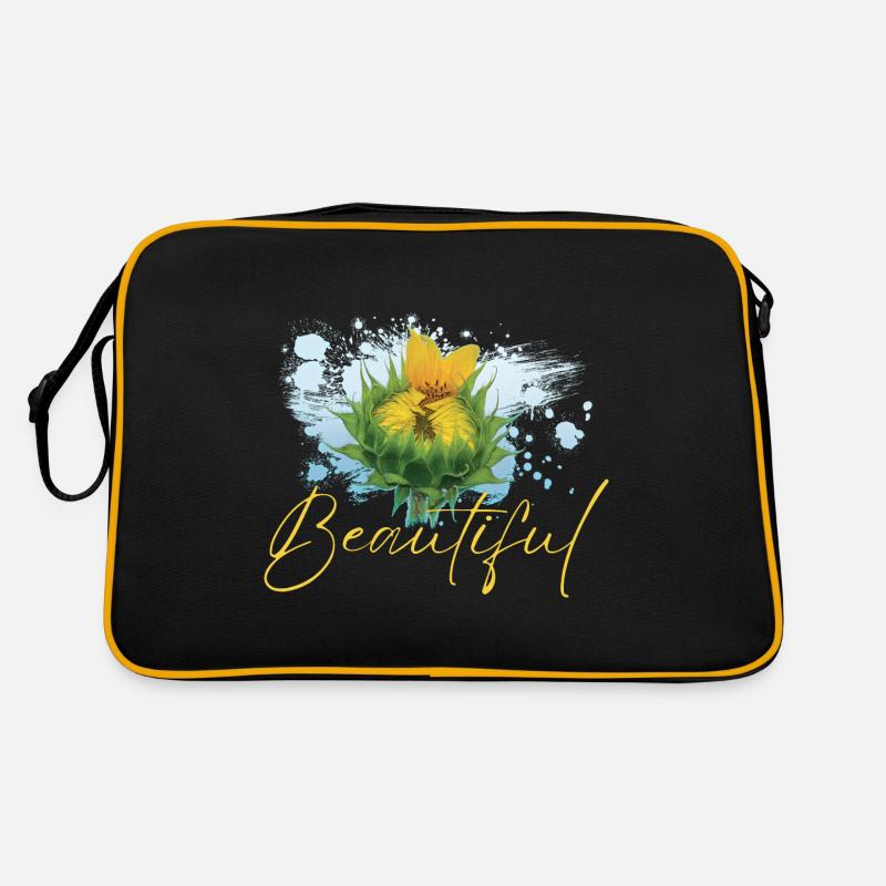 Schöne Juno-Blume Retro Tasche