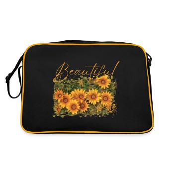 Fleurs Beautiful Amaterasu - Sac Retro - noir/or - Dos