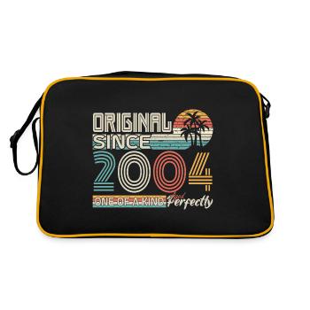 2004 anniversaire 2004 né en 2004 anniversaire - Sac Retro - noir/or - Dos