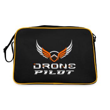 Drone Drones Drone Flight Drone Pilot - Sac Retro - noir/or - Dos