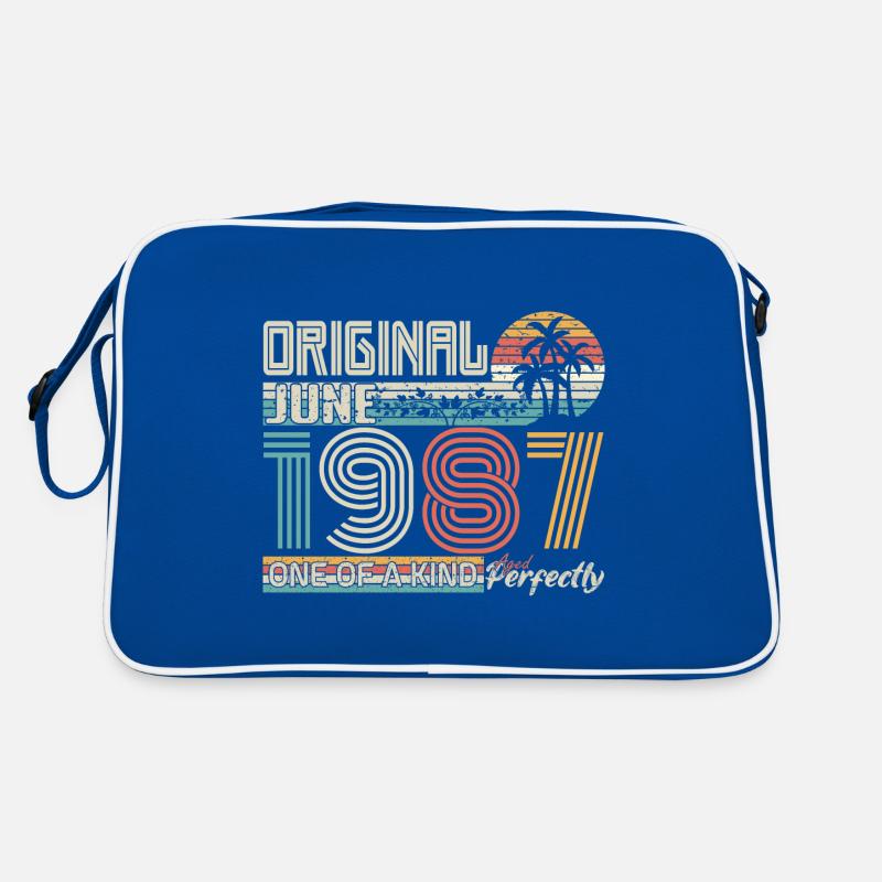 Juni 1987 Juni-Jubiläum Juni 1987 Retro Tasche