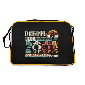 Juin 2003 Juin anniversaire June 2003 - Sac Retro - noir/or - Dos