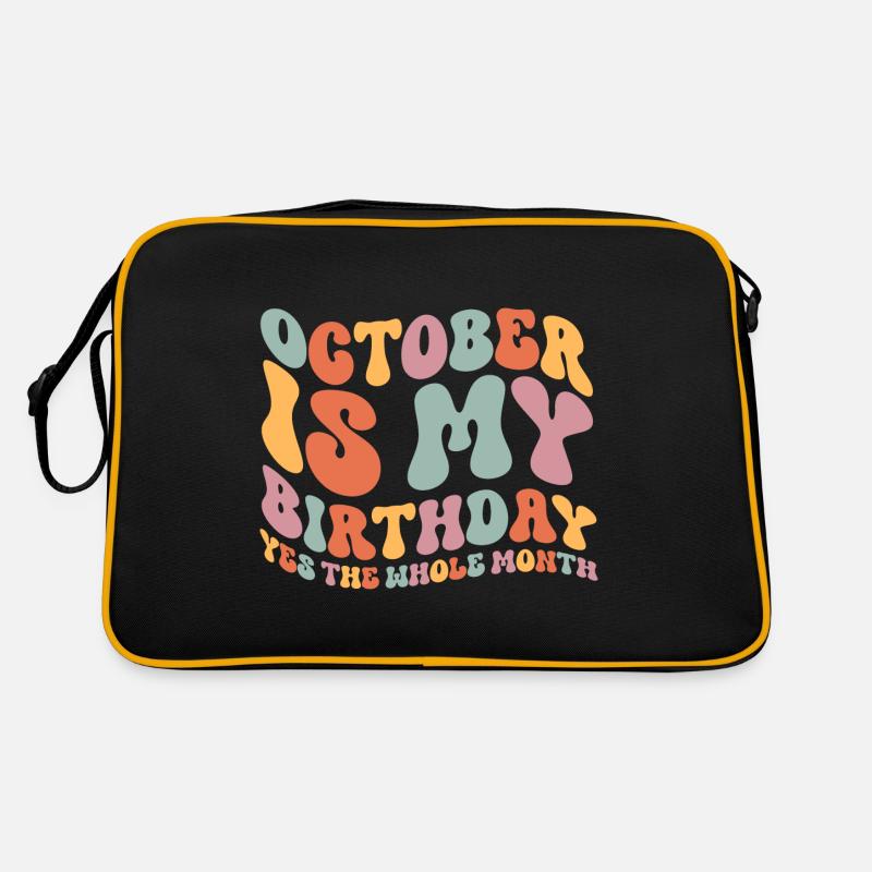 October Birthday Retro Bag