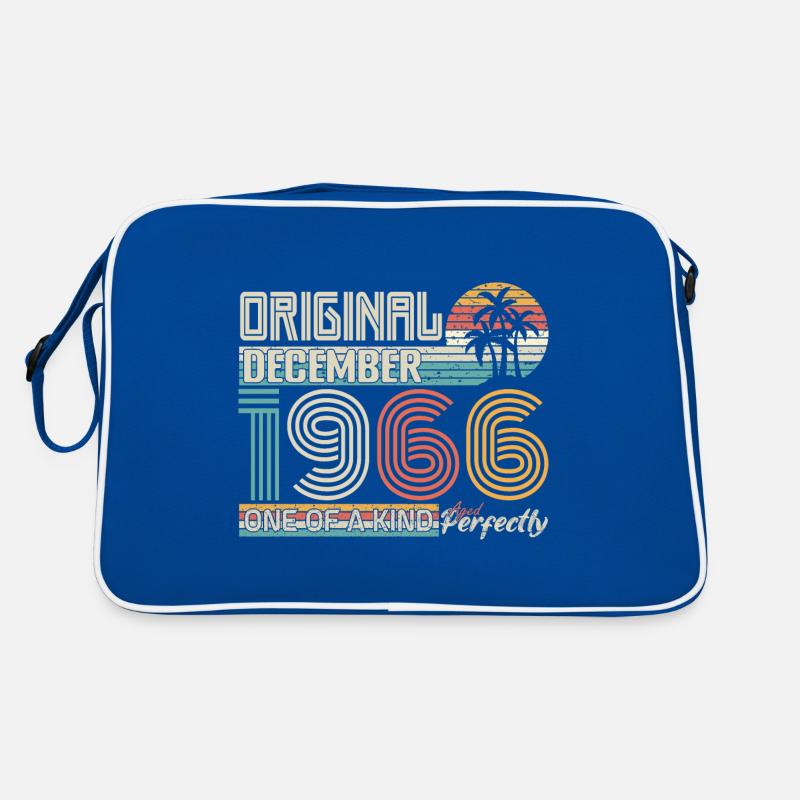 Décembre 1966 anniversaire December 1966 cadeau Sac Retro