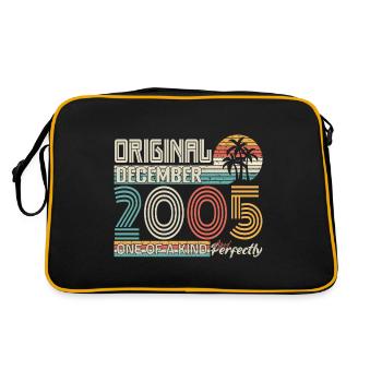 December 2005 Birthday December 2005 Gift - Retro Bag - black/gold - Back