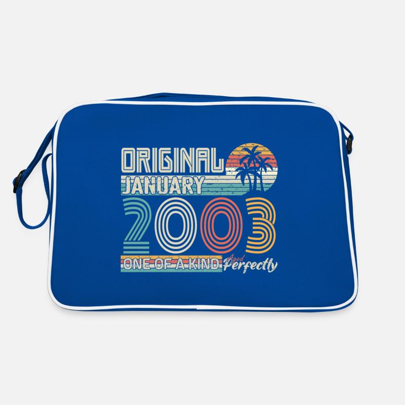 Janvier 2003 anniversaire Janvier 2003 cadeau Sac Retro