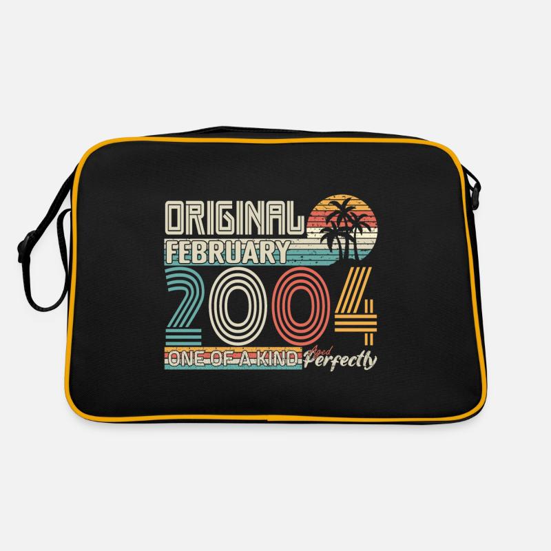 February 2004 Birthday February 2004 Gift Retro Bag