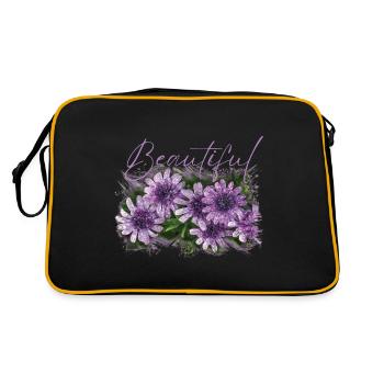 Fleurs Beautiful Perséphone - Sac Retro - noir/or - Dos