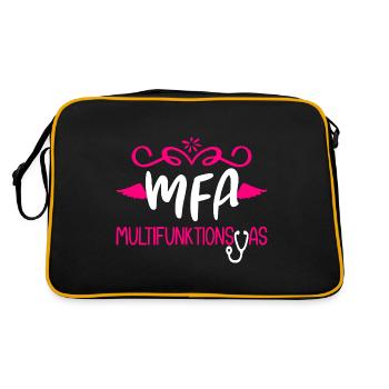 MFA As Medical Assistant - Retro Bag - black/gold - Back