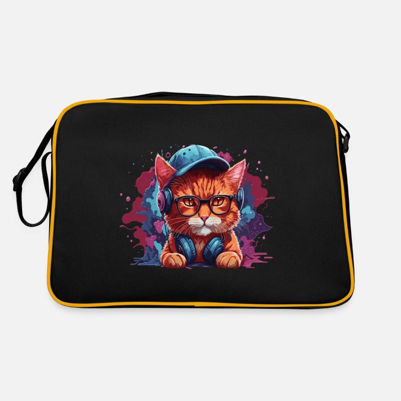 Chat Animal Art I Cool Chat Mignon Sac Retro