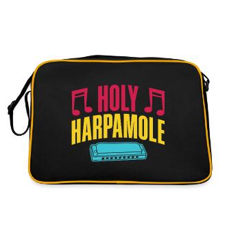 drôle d’harmonica joueur Holy Harpamole harmonica - Sac Retro - noir/or - Dos
