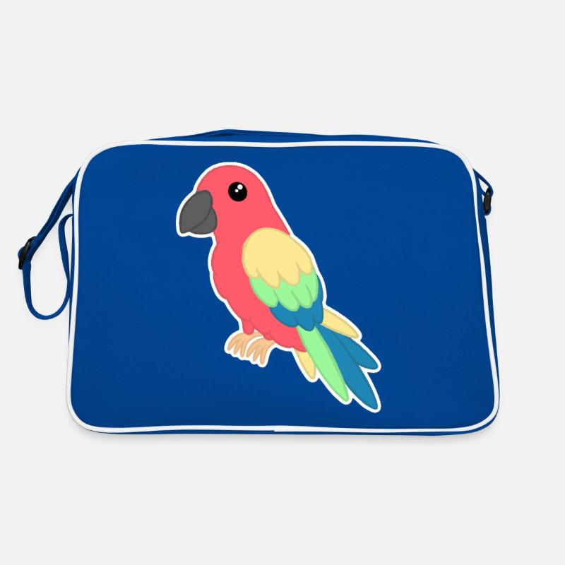 Papagei Retro Tasche