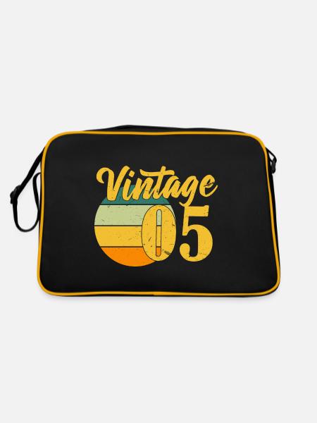 2005 Born Vintage Birth Retro - Sac Retro - noir/or - Dos