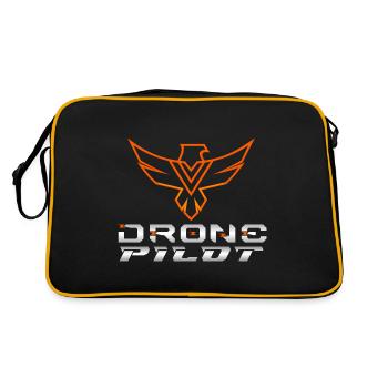 Drone Drones Drone Flight Drone Pilot - Sac Retro - noir/or - Dos