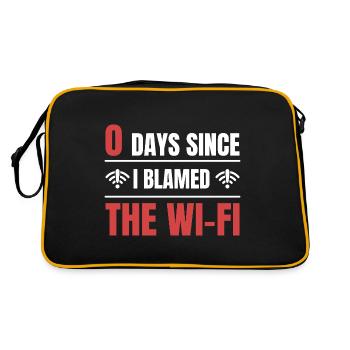 Technical Support 0 Days Since My Last PC Crash - Retro Bag - black/gold - Back