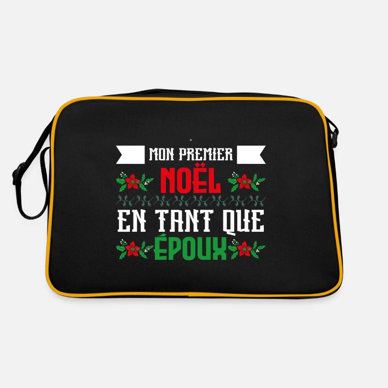 mon premier Noël en tant que epoux Sac Retro