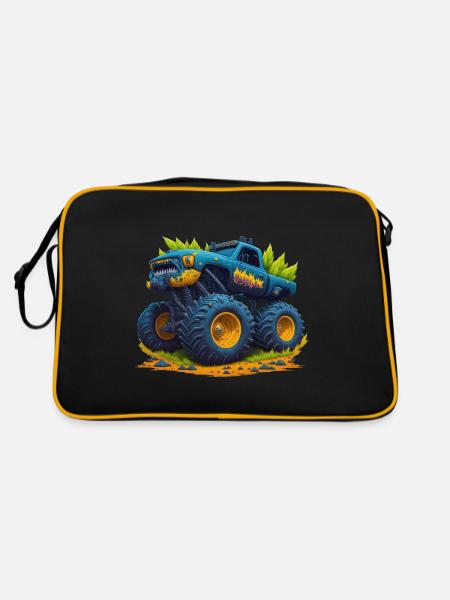 Monster truck - Sac Retro - noir/or - Dos
