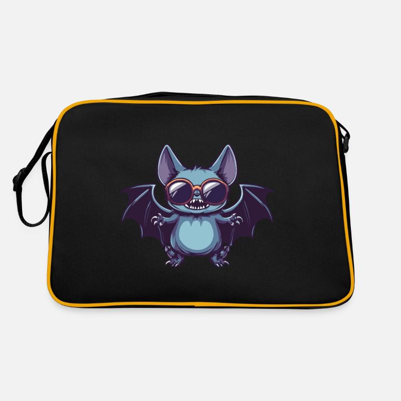 Bat Halloween Cool Retro Bag