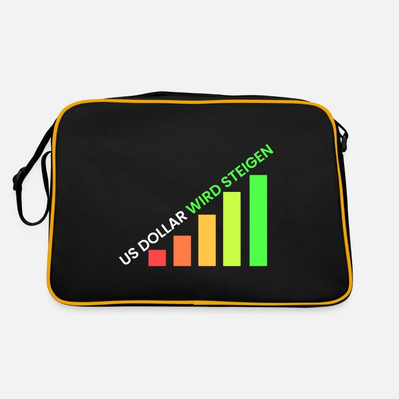 US Dollar wird steigen Retro Tasche