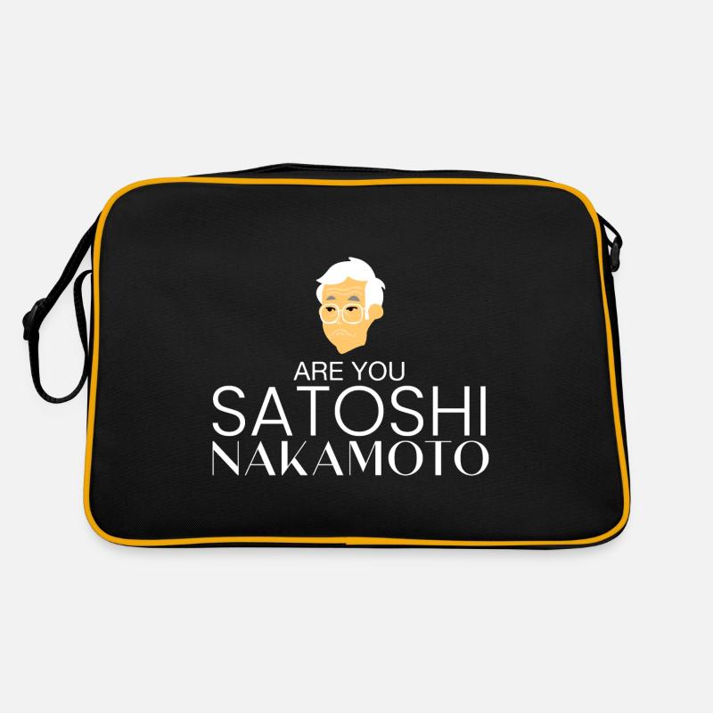 Sind Sie Satoshi Nakamoto? Retro Tasche