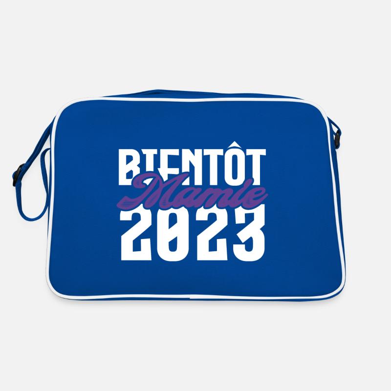 Cadeau Annonce grossesse bientôt Mamie 2023. Sac Retro