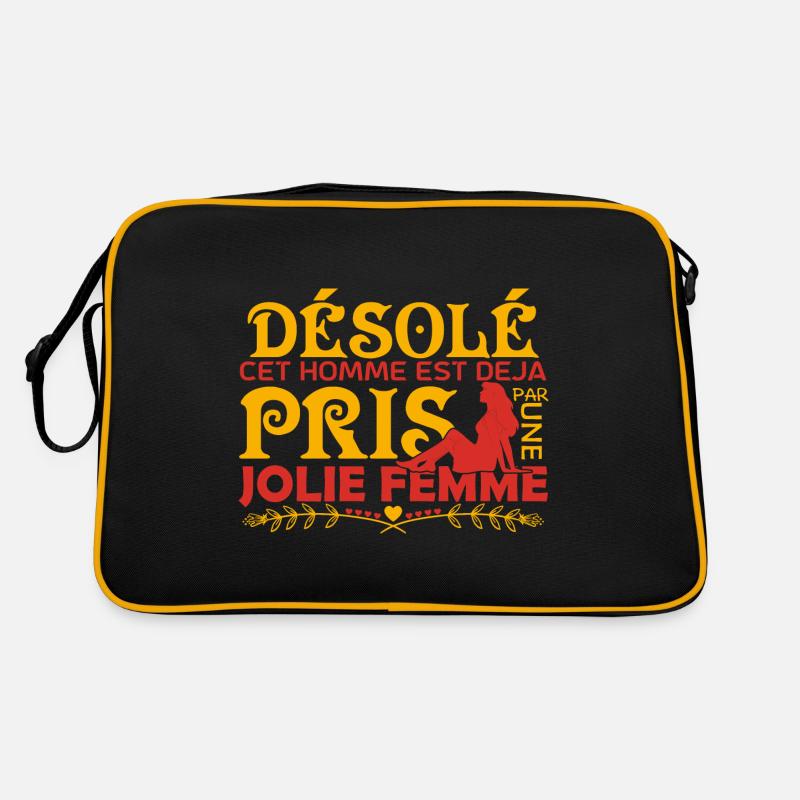 Cadeau Mari Copain Le meilleur copain du monde !! Sac Retro