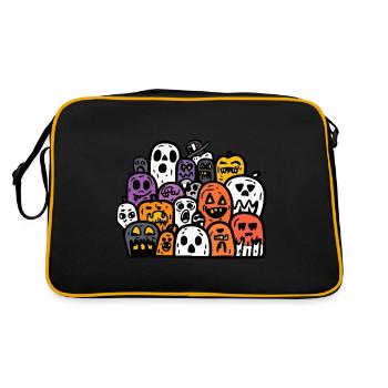 Halloween Party Figures - Retro Bag - black/gold - Back