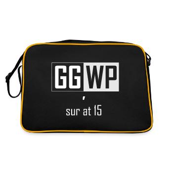 GGWP - SUR À 15 ANS - Sac Retro - noir/or - Dos