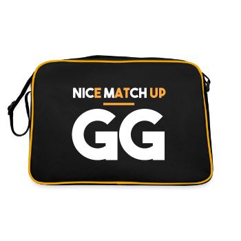 Beau jeu - GG - Sac Retro - noir/or - Dos