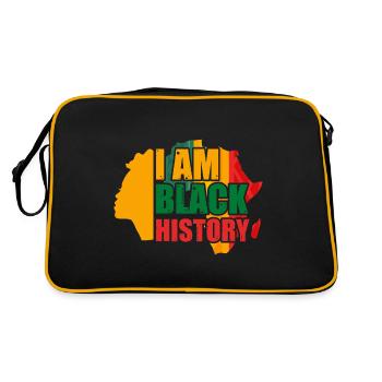 Black History Month Black History - Retro Bag - black/gold - Back